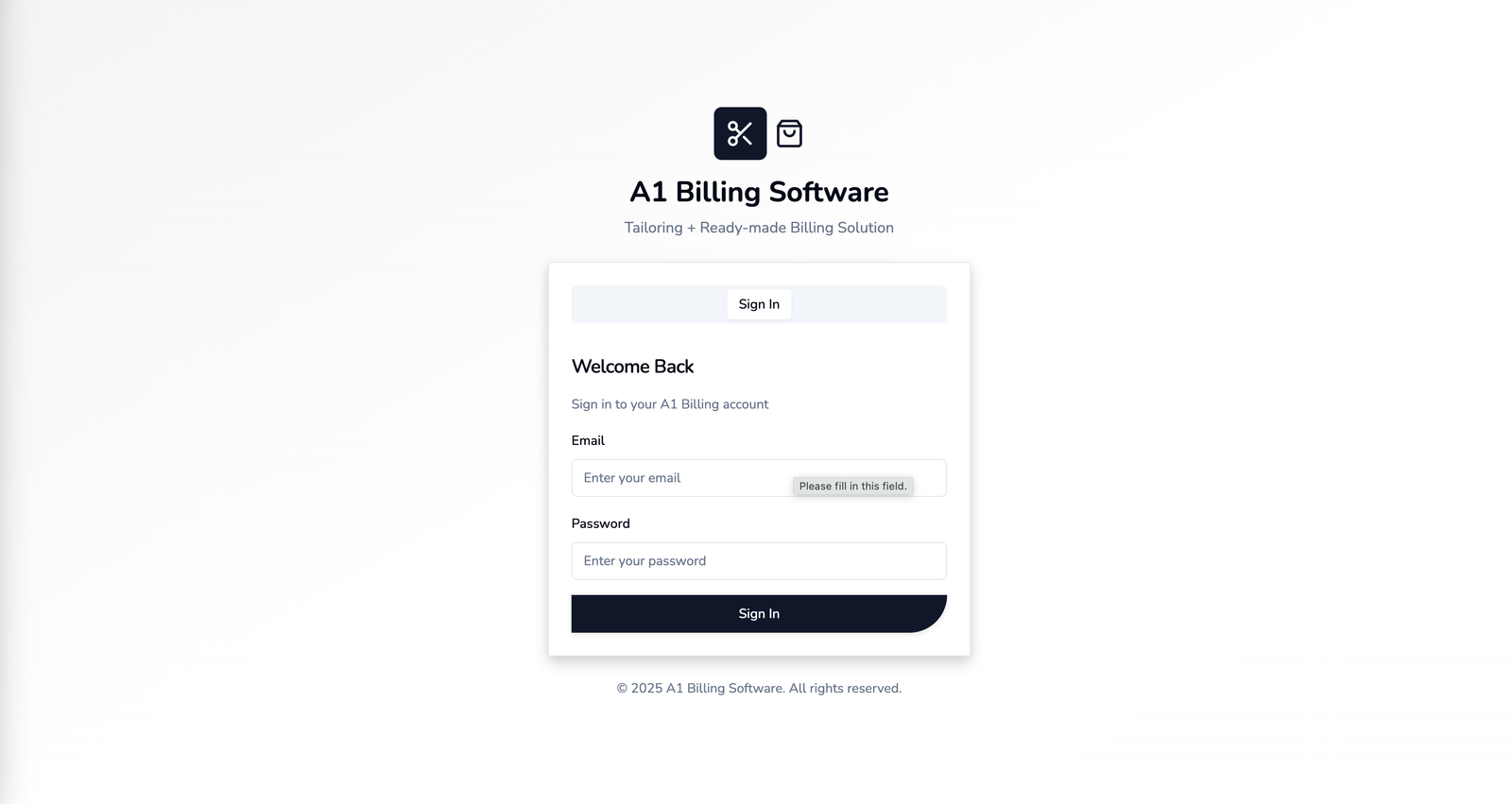 Tailoring Business Management Solution